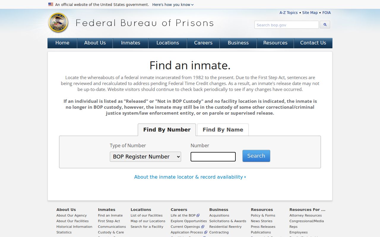 Massac County arrest history federal inmate locator