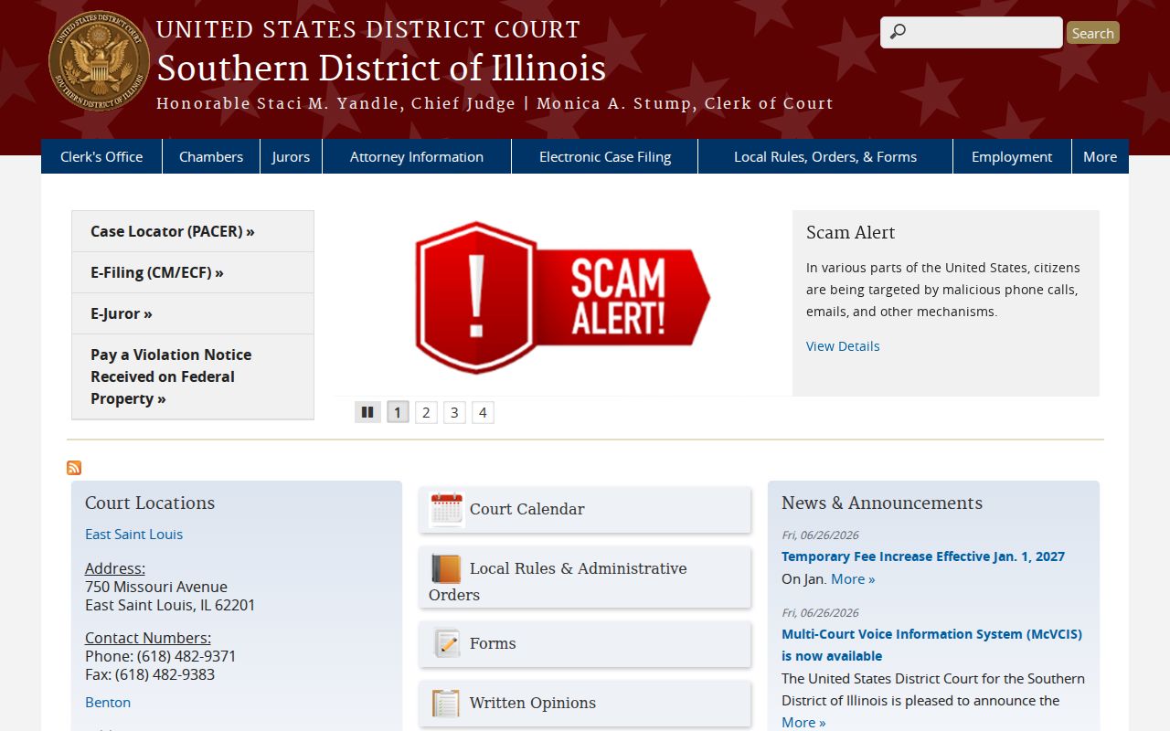 United States District Court Southern District of Illinois